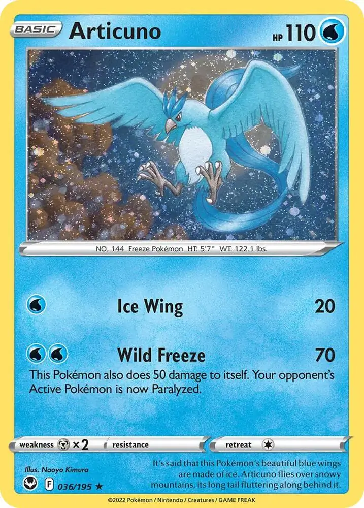 Articuno Cosmos Holo Pokemon card from Miscellaneous Promos
