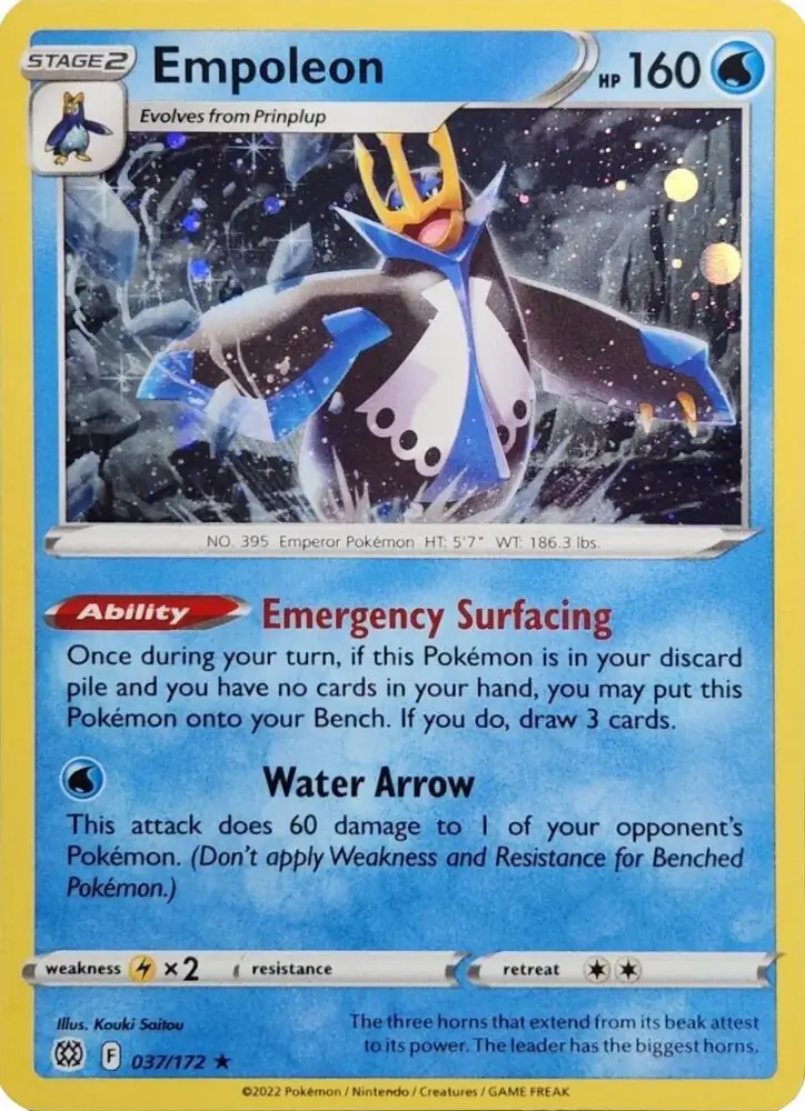 Empoleon Cosmos Holo Pokemon card from Miscellaneous Promos