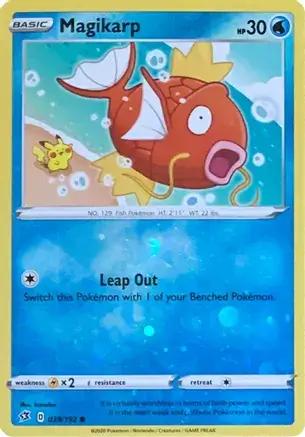 Magikarp Cosmos Reverse Holo Pokemon card from Miscellaneous Promos