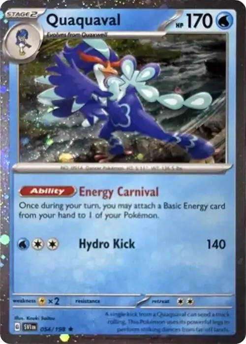 Quaquaval Cosmos Holo Pokemon card from Miscellaneous Promos