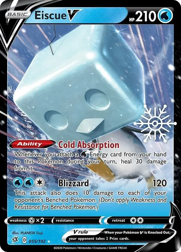 Eiscue V Holiday Calendar Pokemon card from Miscellaneous Promos