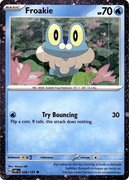 Froakie Cosmos Holo Pokemon card from Miscellaneous Promos