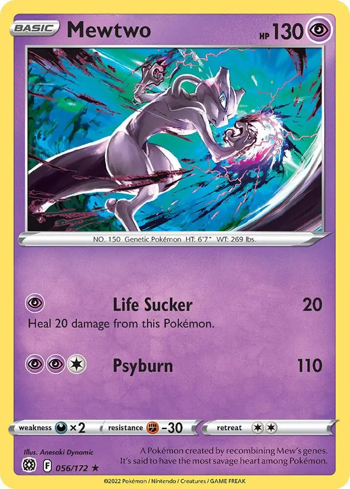 Mewtwo Cosmos Holo Pokemon card from Miscellaneous Promos