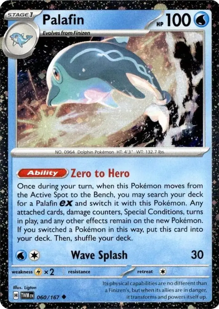 Palafin Cosmos Holo Pokemon card from Miscellaneous Promos