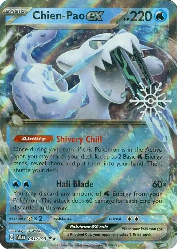 Chien-Pao ex Holiday Calendar Pokemon card from Miscellaneous Promos