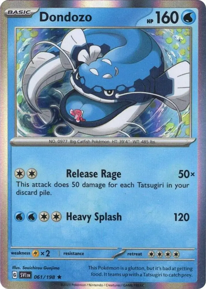 Dondozo Line Holo Pokemon card from Miscellaneous Promos