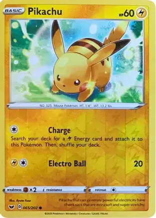 Pikachu Cosmos Reverse Holo