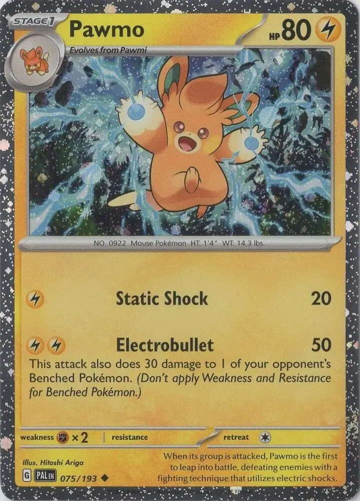 Pawmo Cosmos Holo Pokemon card from Miscellaneous Promos