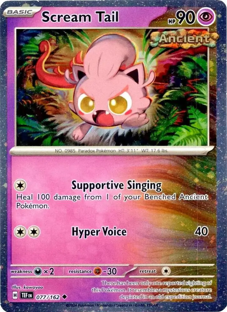 Scream Tail Cosmos Holo Pokemon card from Miscellaneous Promos