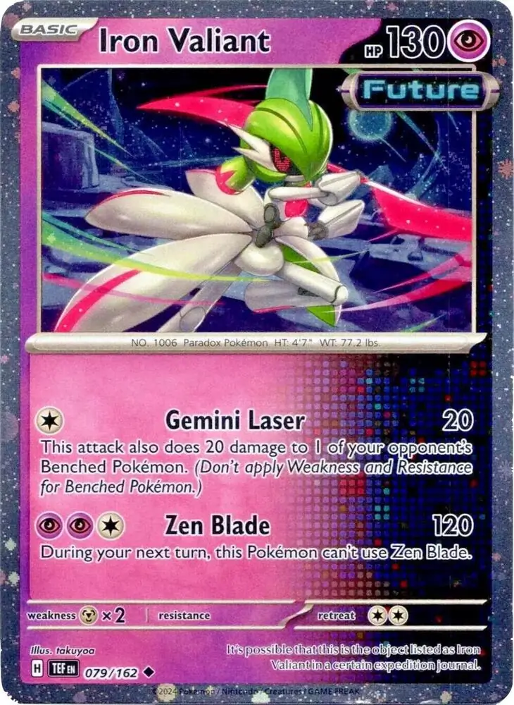 Iron Valiant Cosmos Holo Pokemon card from Miscellaneous Promos
