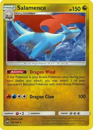 Salamence Cosmos Holo Pokemon card from Miscellaneous Promos