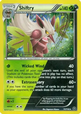 Shiftry Cosmos Holo Pokemon card from Miscellaneous Promos