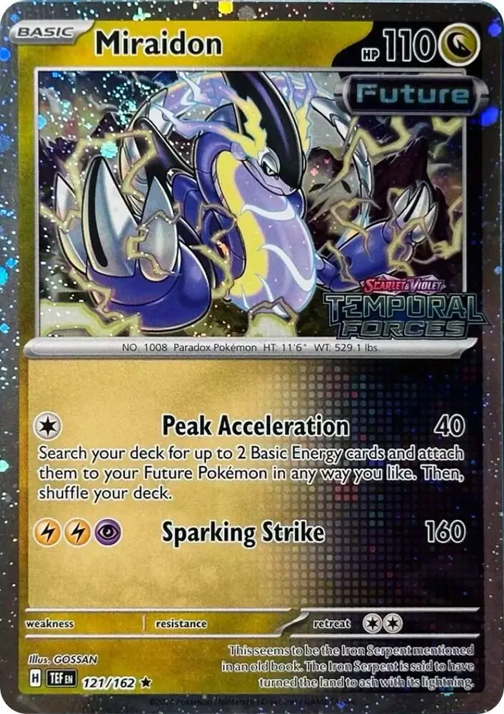 Miraidon Best Buy Cosmos Holo Pokemon card from Miscellaneous Promos