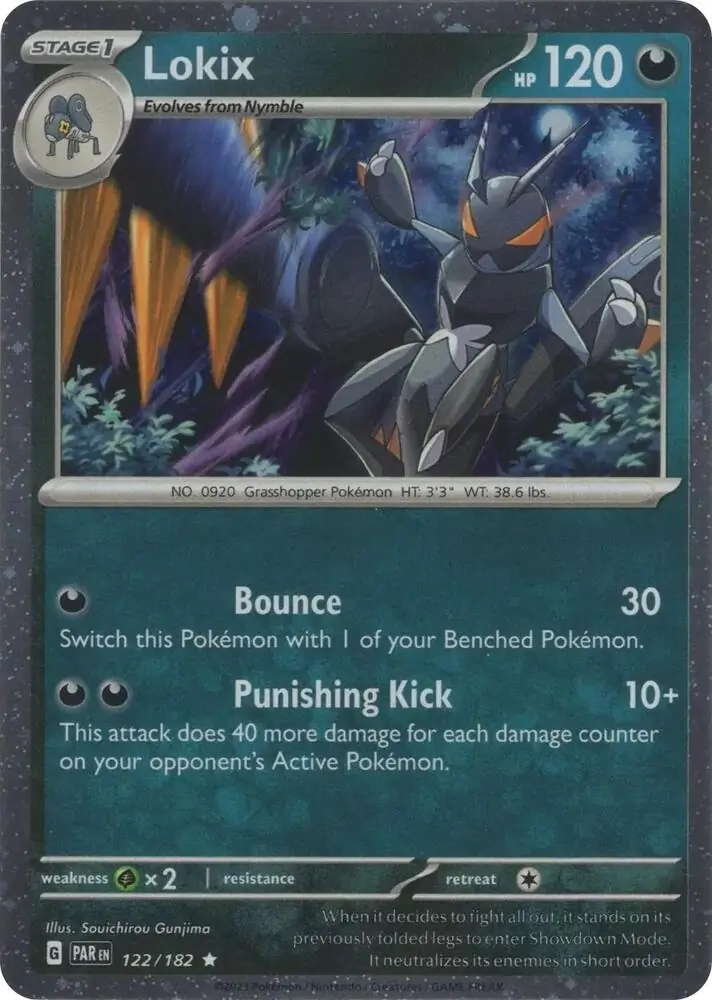 Lokix Cosmos Holo Pokemon card from Miscellaneous Promos