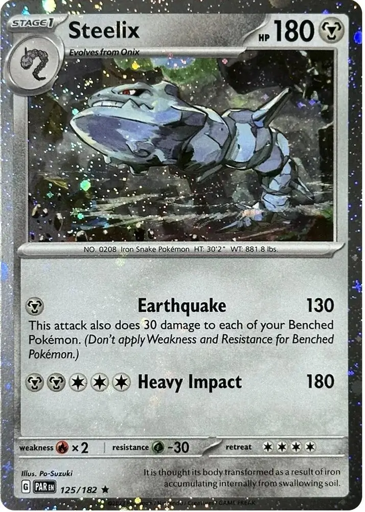 Steelix Cosmos Holo Pokemon card from Miscellaneous Promos