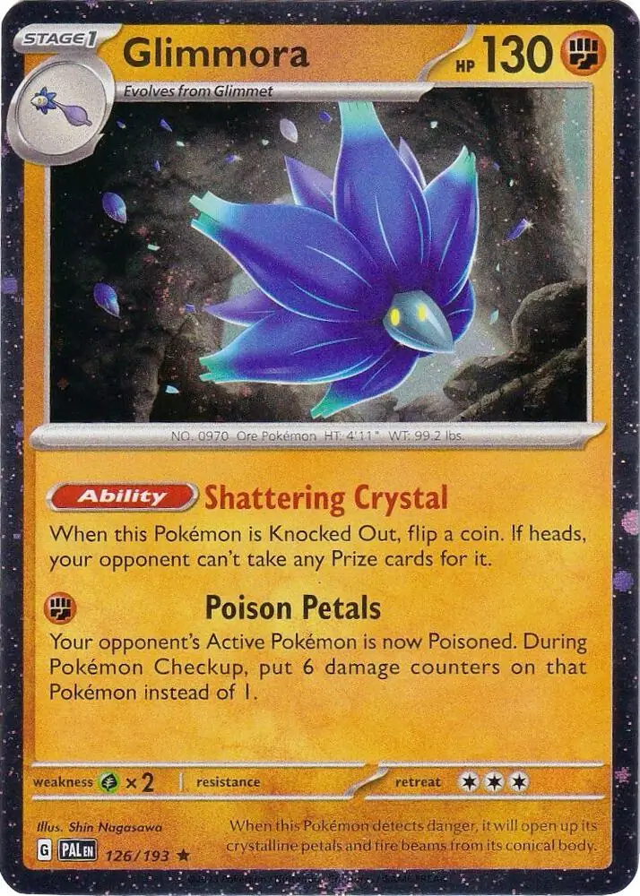 Glimmora Cosmos Holo Pokemon card from Miscellaneous Promos