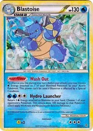 Blastoise Cracked Ice Holo Pokemon card from Miscellaneous Promos