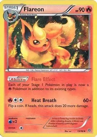 Flareon Cosmos Holo Pokemon card from Miscellaneous Promos