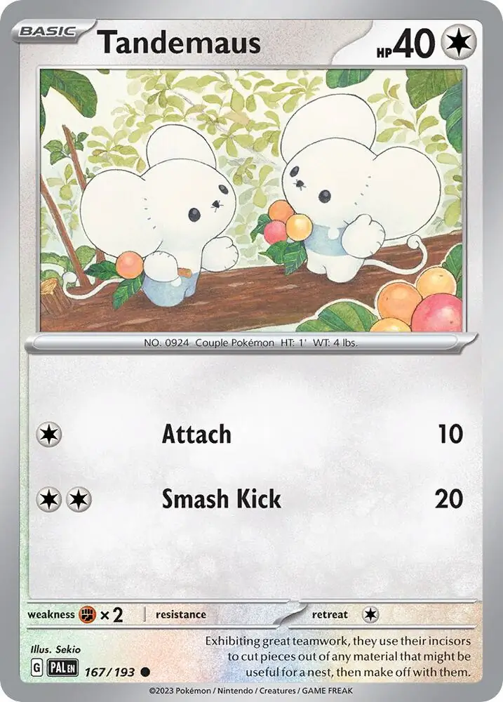 Tandemaus Cosmos Holo Pokemon card from Miscellaneous Promos