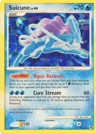 Suicune Cracked Ice Holo