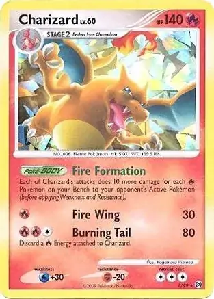 Charizard Cracked Ice Holo Pokemon card from Miscellaneous Promos