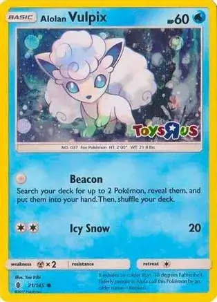 Alolan Vulpix Toys R Us