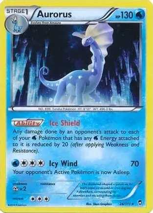 Aurorus Cosmos Holo Pokemon card from Miscellaneous Promos