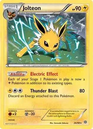 Jolteon Cosmos Holo Pokemon card from Miscellaneous Promos