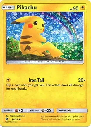 Pikachu Cosmos Holo Pokemon card from Miscellaneous Promos