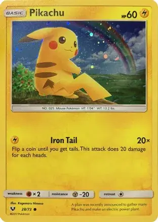 Pikachu Cracked Ice Holo