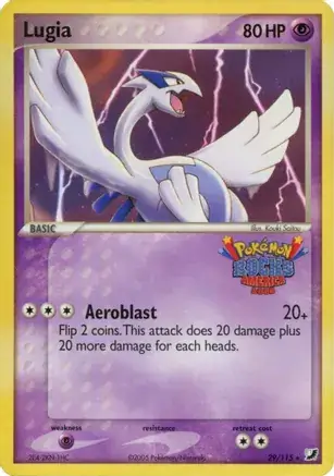 Lugia Promo Pokemon card from Miscellaneous Promos