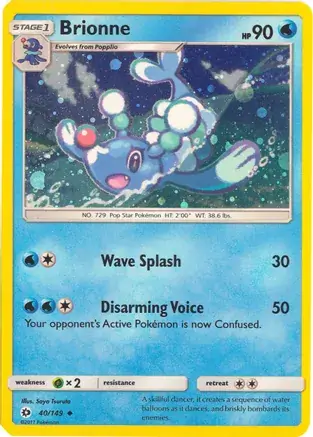 Brionne Cosmos Holo Pokemon card from Miscellaneous Promos