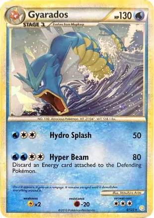 Gyarados Cracked Ice Holo