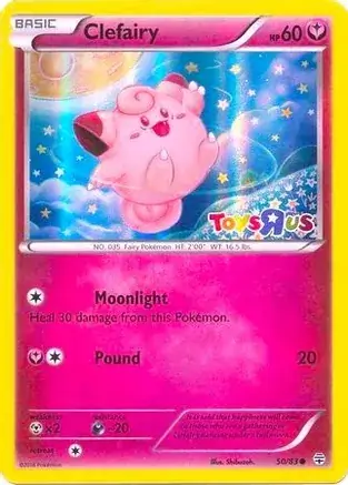 Clefairy Toys R Us Pokemon card from Miscellaneous Promos