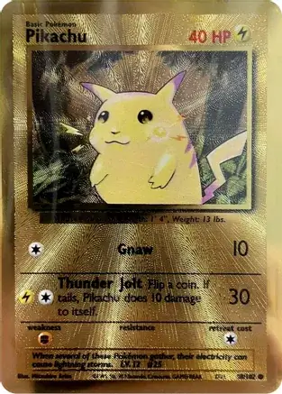 Pikachu Celebrations Metal Card Pokemon card from Miscellaneous Promos