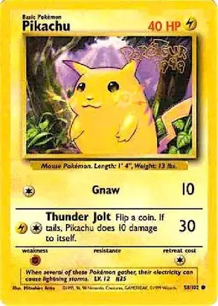 Pikachu PokeTour 1999