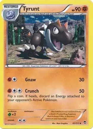 Tyrunt Cosmos Holo Pokemon card from Miscellaneous Promos