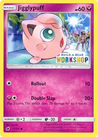 Jigglypuff Build-A-Bear Pokemon card from Miscellaneous Promos