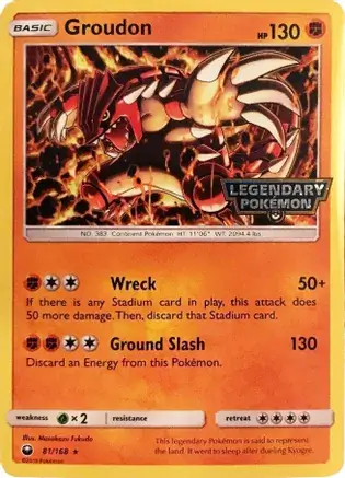 Groudon Gamestop Pokemon card from Miscellaneous Promos