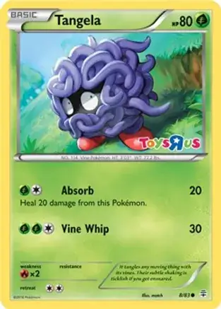 Tangela Toys R Us Pokemon card from Miscellaneous Promos