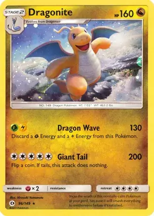 Dragonite Cosmos Holo