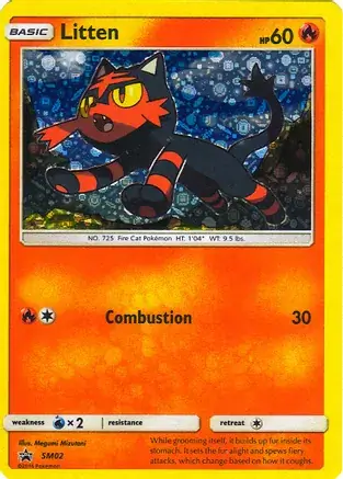 Litten General Mills Pokemon card from Miscellaneous Promos