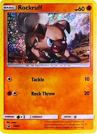 Rockruff General Mills Pokemon card from Miscellaneous Promos