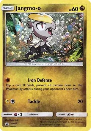 Jangmo-o General Mills Pokemon card from Miscellaneous Promos