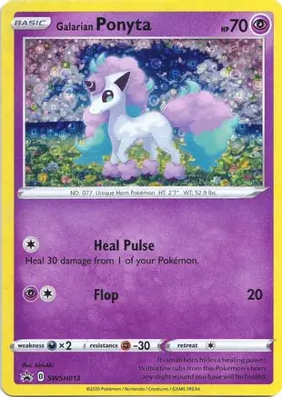Galarian Ponyta General Mills Pokemon card from Miscellaneous Promos