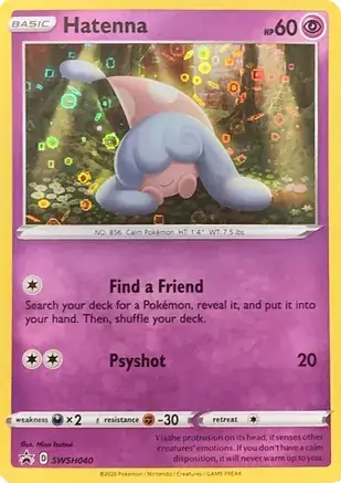 Hatenna General Mills Pokemon card from Miscellaneous Promos