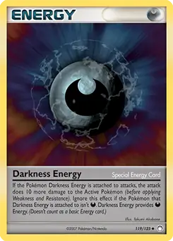 Darkness Energy Pokemon card from Mysterious Treasures