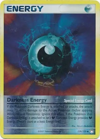 Darkness Energy Reverse Holo Pokemon card from Mysterious Treasures