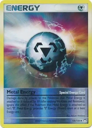 Metal Energy Reverse Holo Pokemon card from Mysterious Treasures