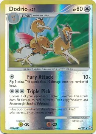 Dodrio Reverse Holo